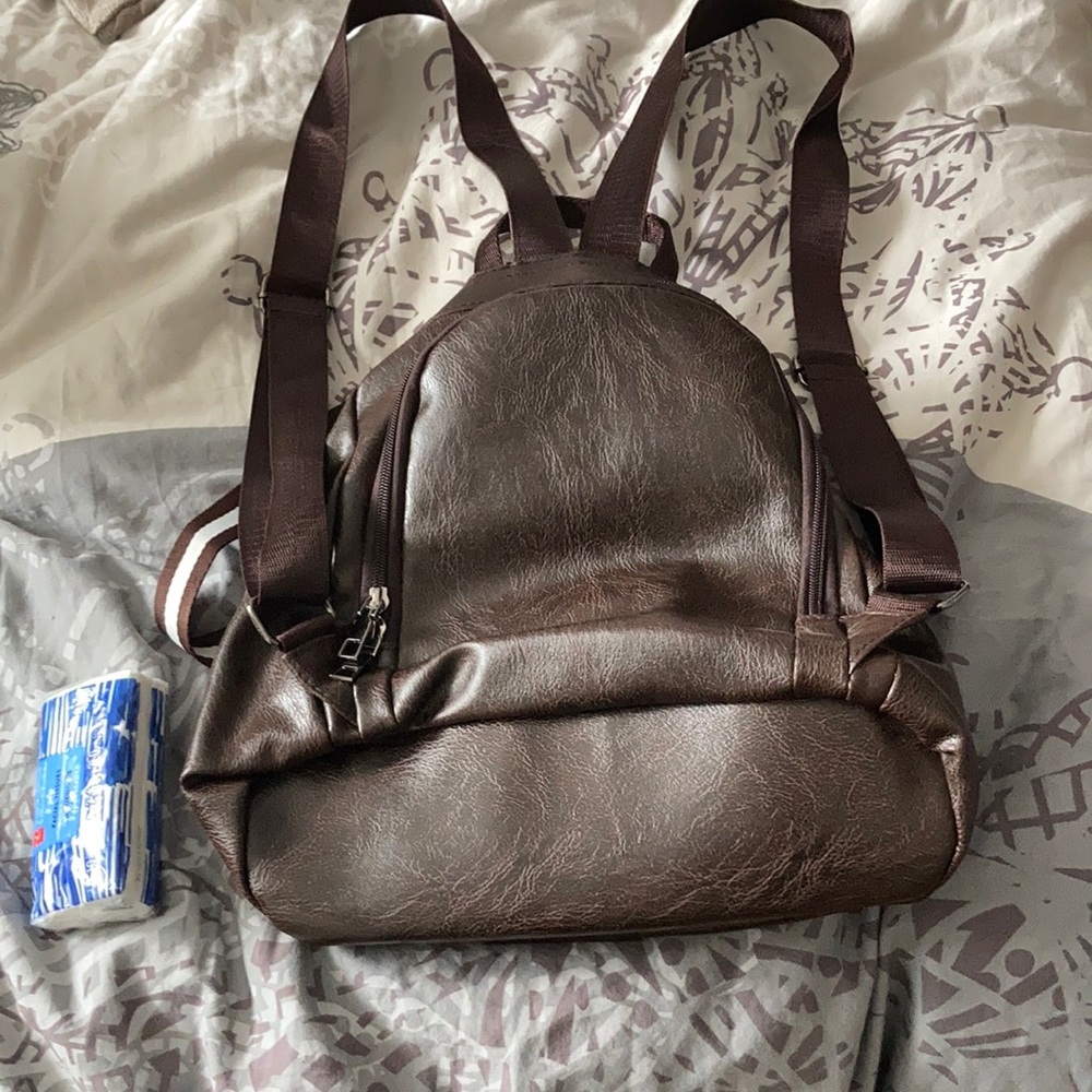 Brown back pack
